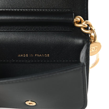 Chanel Caviar Chevron Quilted Boy Flap Waist Belt Bag Black 6 of 9