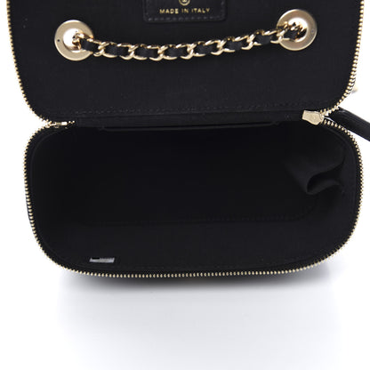 Chanel Lambskin Quilted Trendy Small Vanity Case With Chain Black 5 of 12