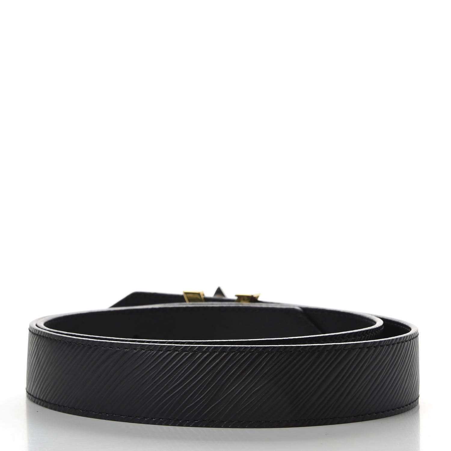 Louis Vuitton Epi 30mm LV Twist Belt 85 34 Black 2 of 4