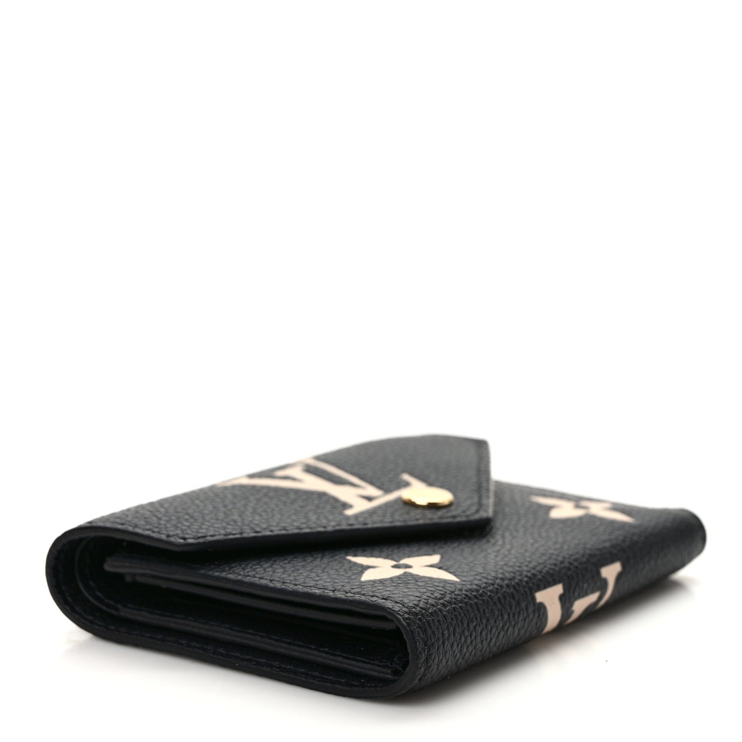 Empreinte Monogram Giant Victorine Wallet Black Beige