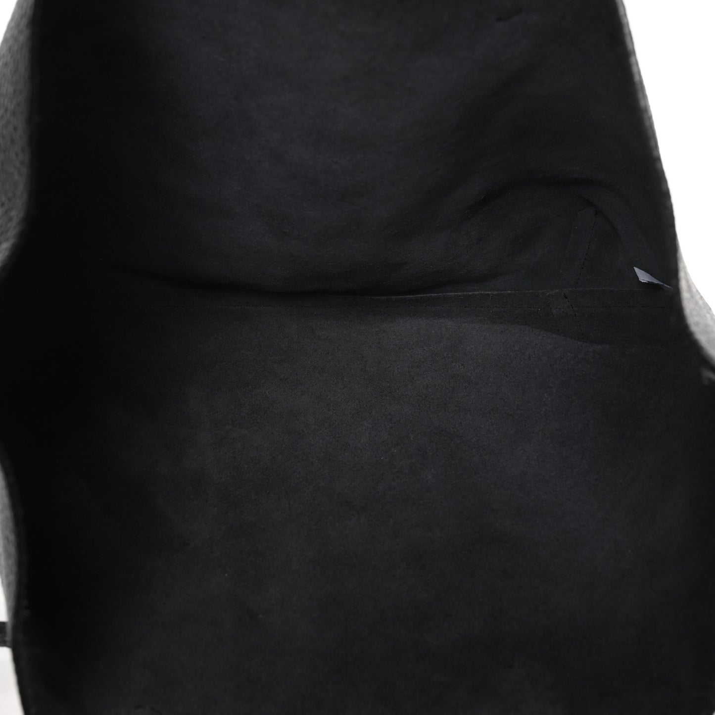 Calfskin Small Shopping Tote Black Gold