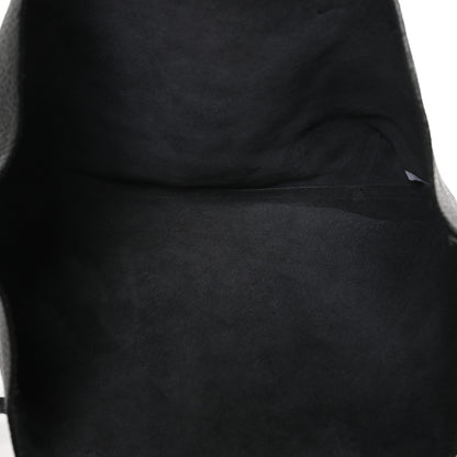 Mansur Gavriel Calfskin Small Shopping Tote Black Gold 6 of 9