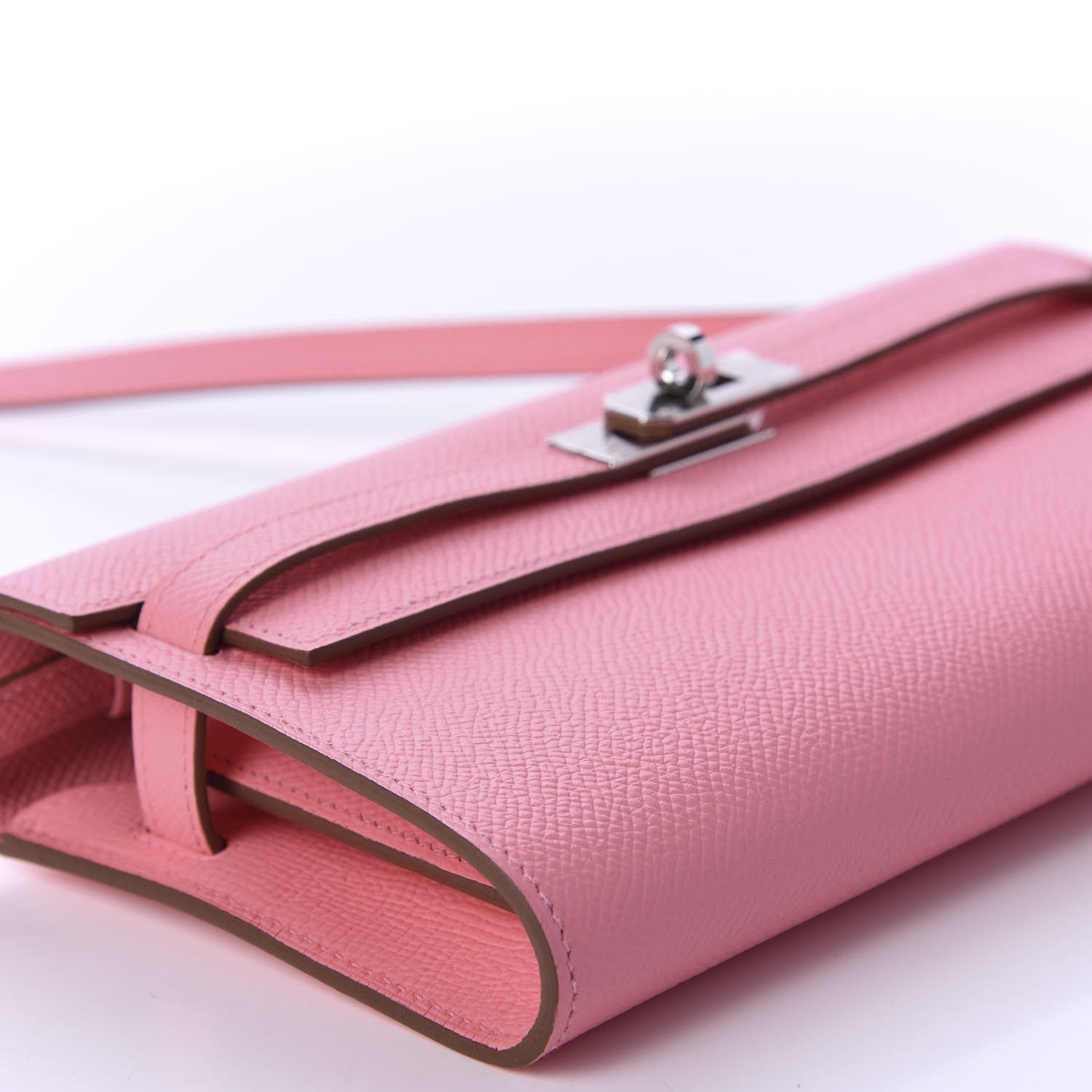 Hermes Epsom Kelly Wallet To Go Rose Confetti 6 of 10