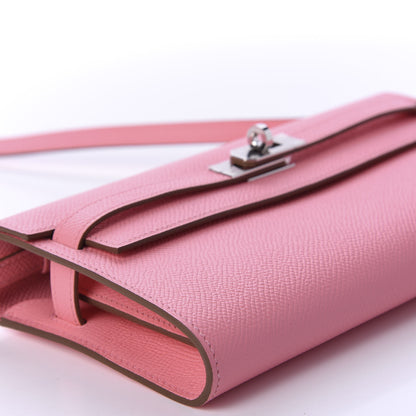 Hermes Epsom Kelly Wallet To Go Rose Confetti 6 of 10