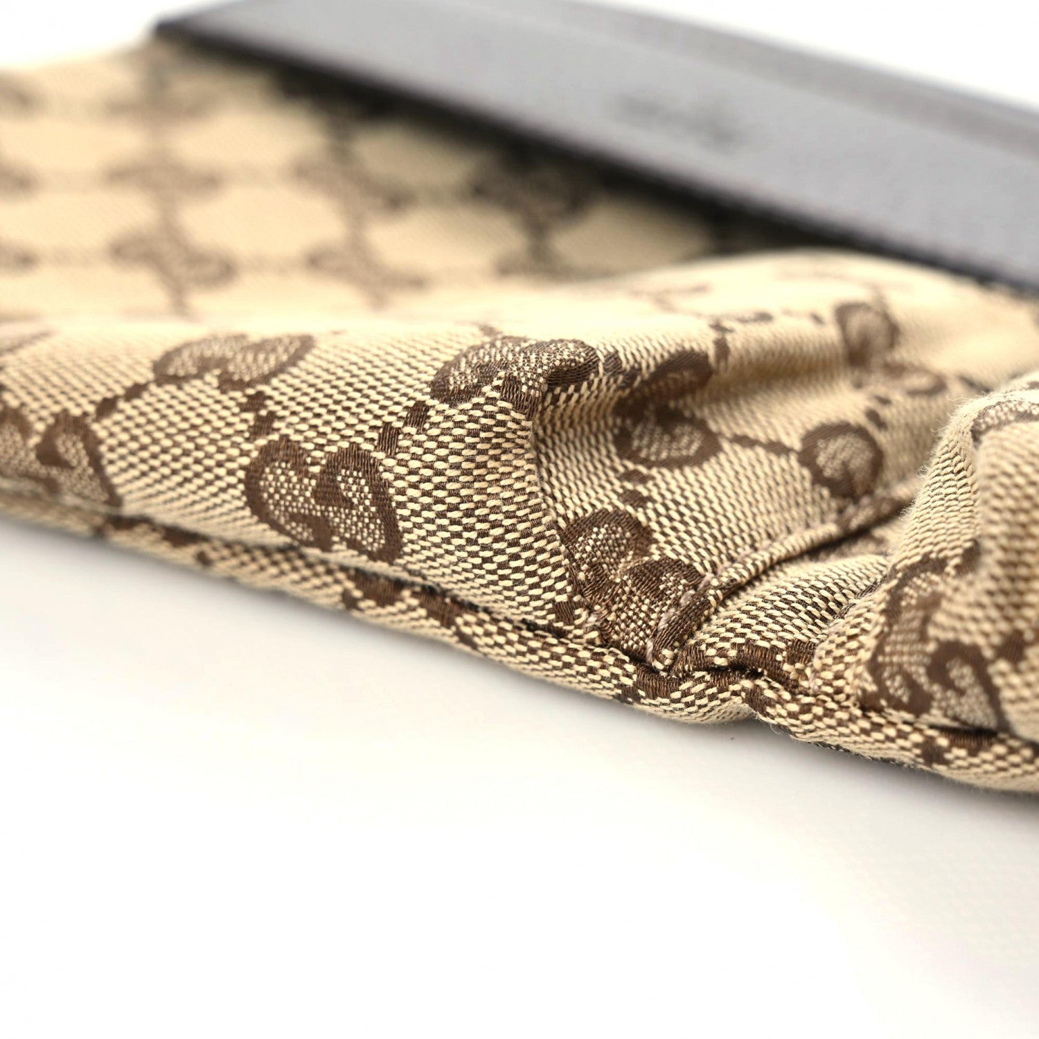 Gucci GG Monogram Double Pocket Belt Bag Dark Brown 12 of 16