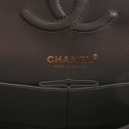 Chanel Caviar Quilted Medium Double Flap Dark Grey 6 of 11