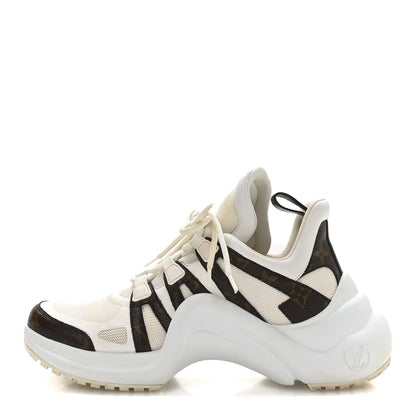 Louis Vuitton Patent Monogram LV Archlight Sneakers 41 White 1 of 8