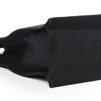 Saint Laurent Linen Calfskin Rive Gauche Tote Black 8 of 11