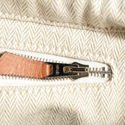 Hermes Canvas Barenia Fourbi 20 PM Pouch Naturel Fauve 7 of 13