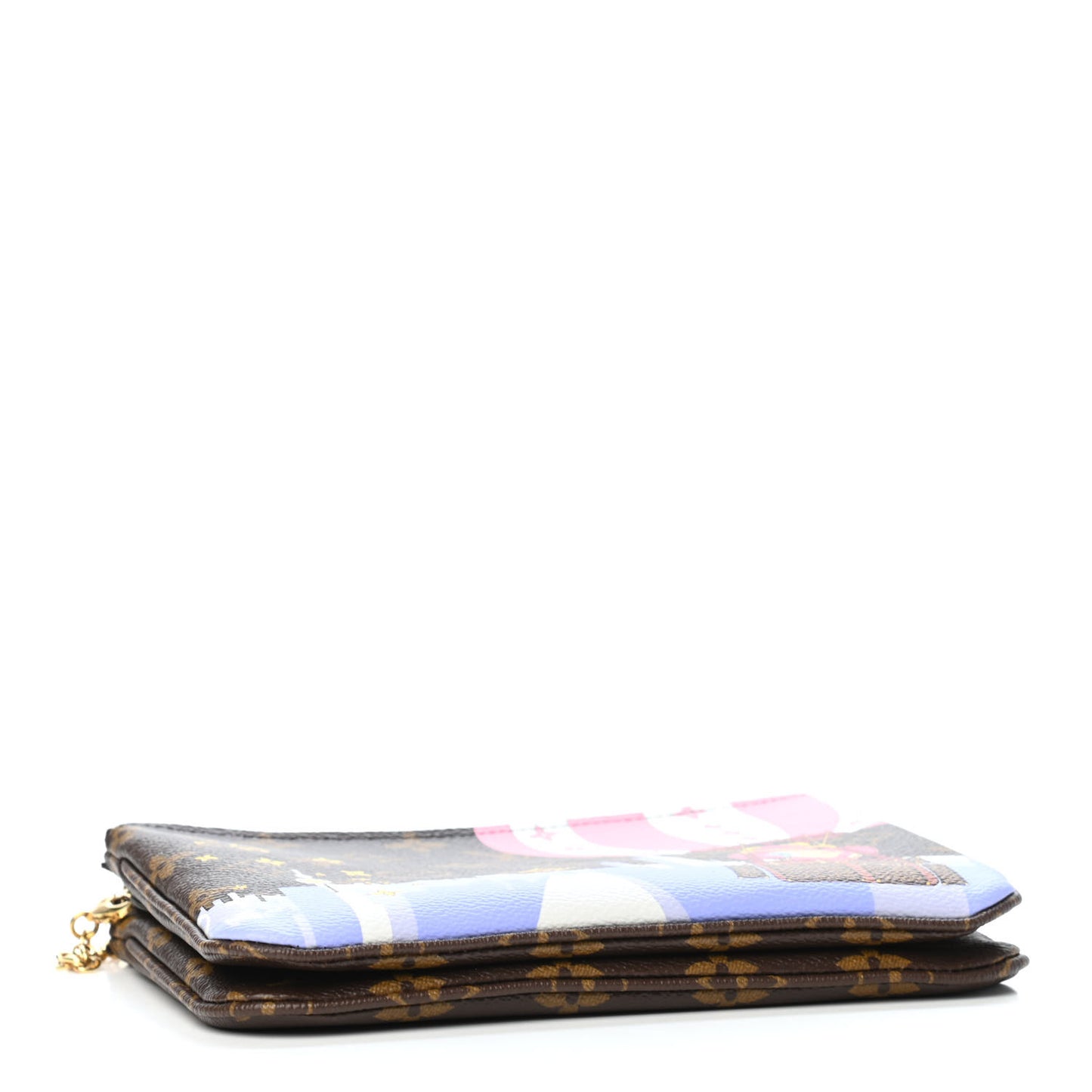 Monogram 2019 Christmas Animation Double Zip Pochette