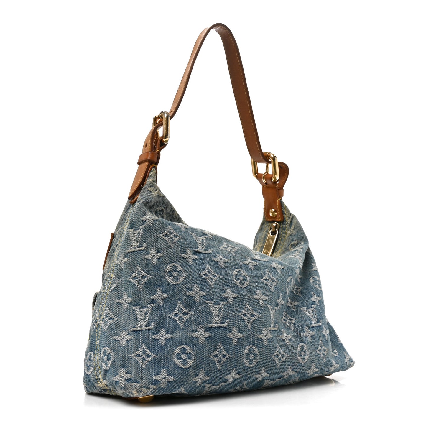 Monogram Denim Baggy PM Blue