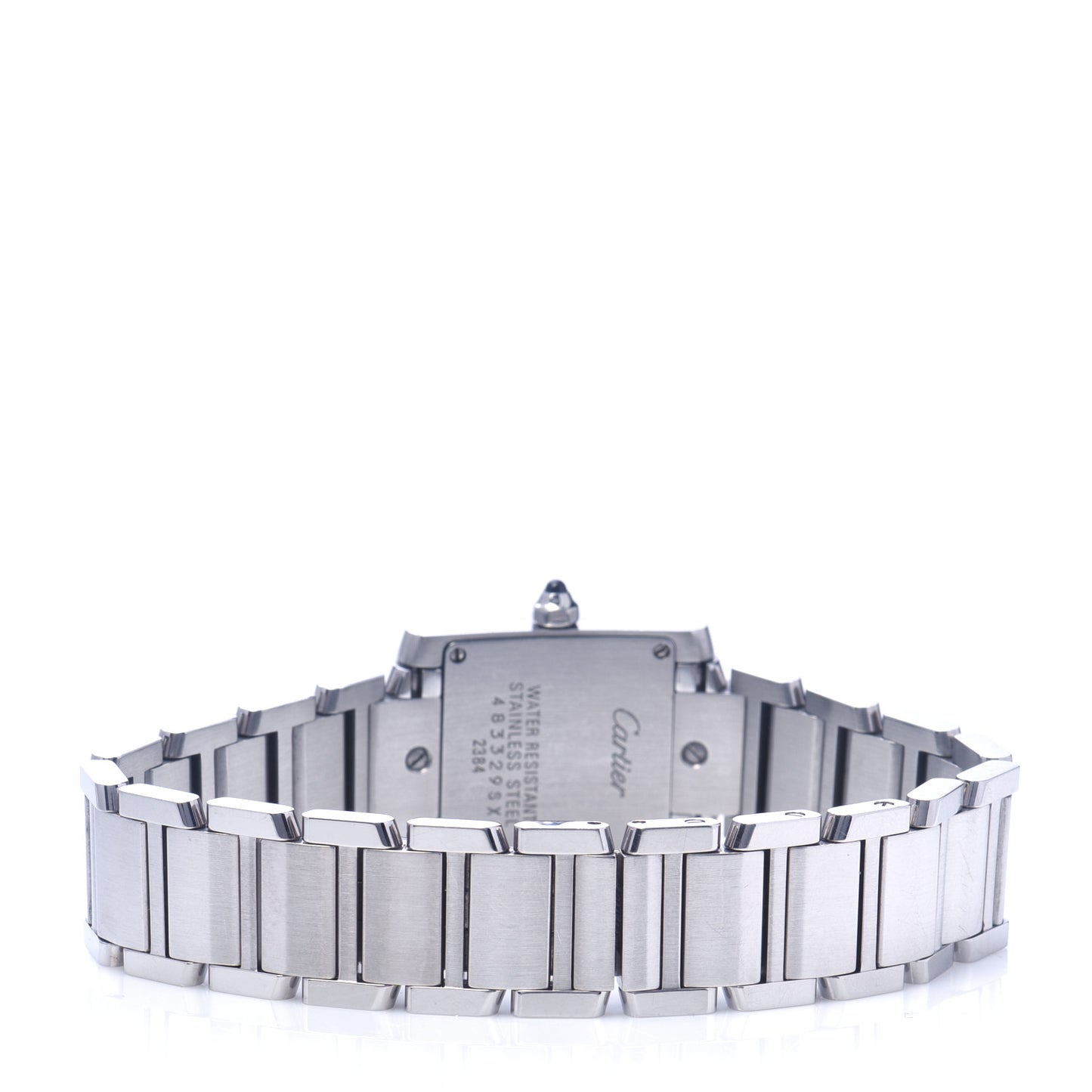 Stainless Steel 20mm Tank Francaise Quartz Watch