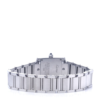 Cartier Stainless Steel 20mm Tank Francaise Quartz Watch 3 of 7