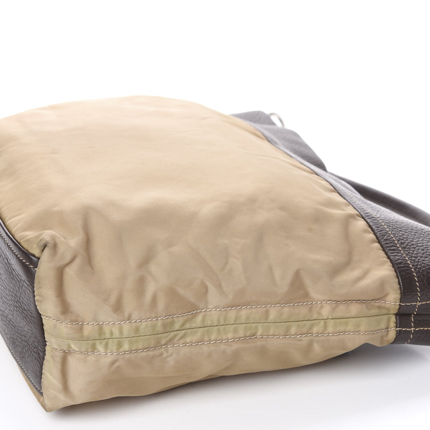 Nylon Tessuto Vitello Daino Hobo Cammello Caffe