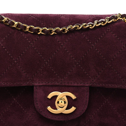 Chanel Suede Calfskin Mini Souplissimo Flap Burgundy 8 of 11