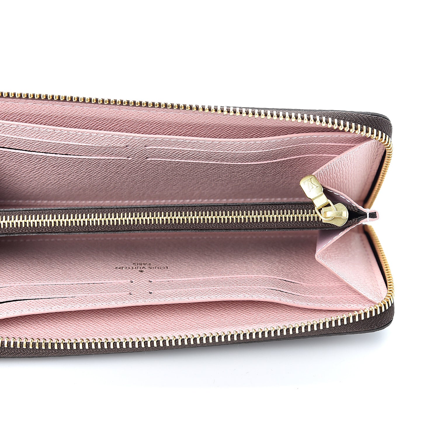 Monogram Clemence Wallet Rose Ballerine