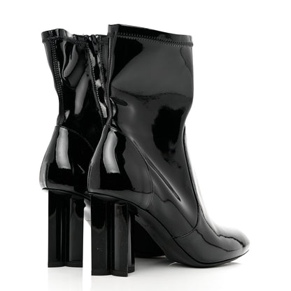 Louis Vuitton Patent Uniformes Silhouette Ankle Boots 36 Black 4 of 8
