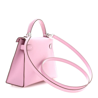 Hermes Epsom Mini Kelly Sellier 20 Mauve Sylvestre 3 of 11