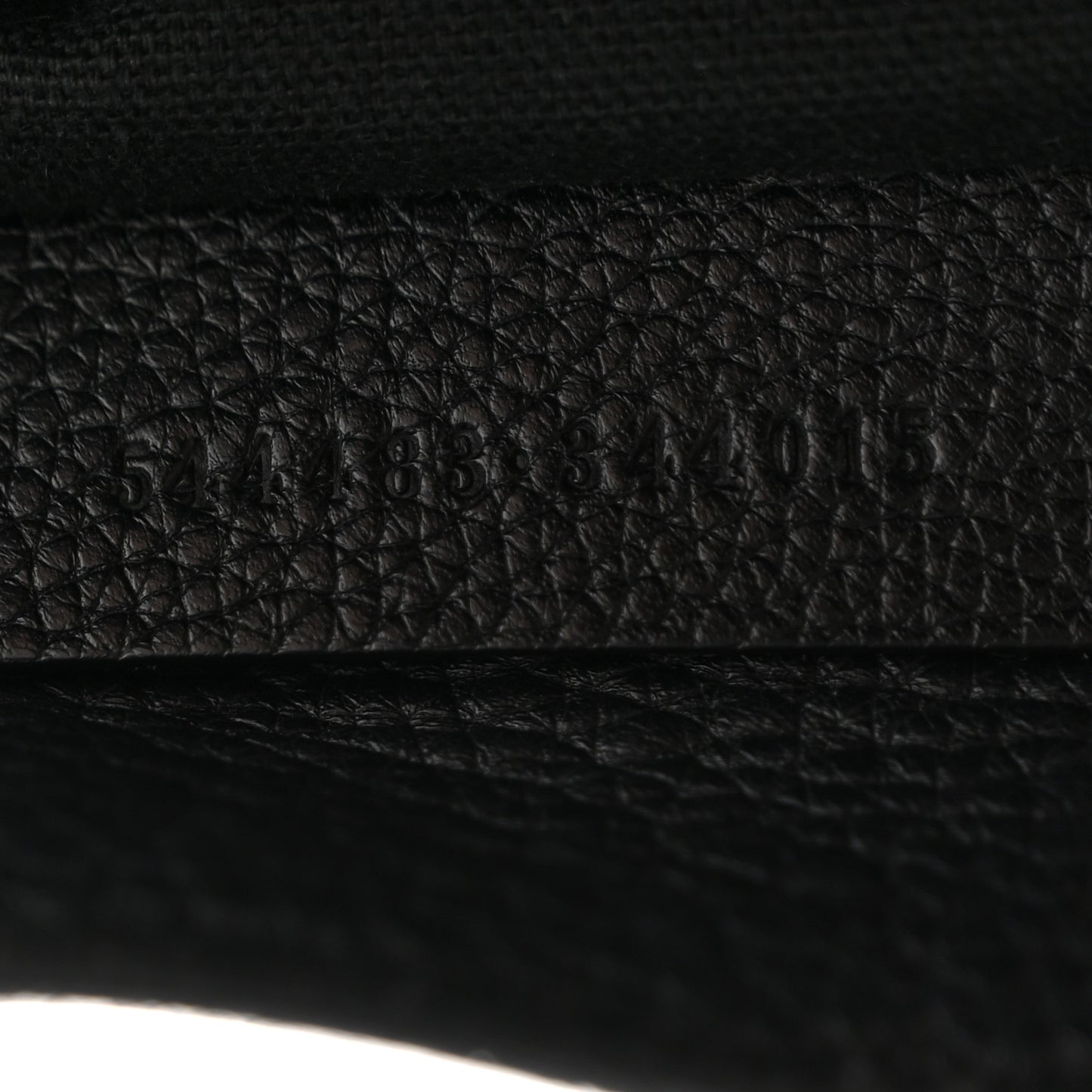Pebbled Calfskin Small Skull Padlock Zip Around Tote Black