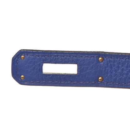 Hermes Togo Birkin 35 Bleu Electrique 19 of 32