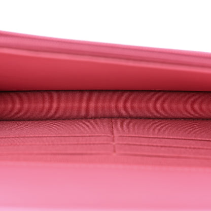 Chanel Lambskin Quilted Wallet On Chain WOC Pink 5 of 17
