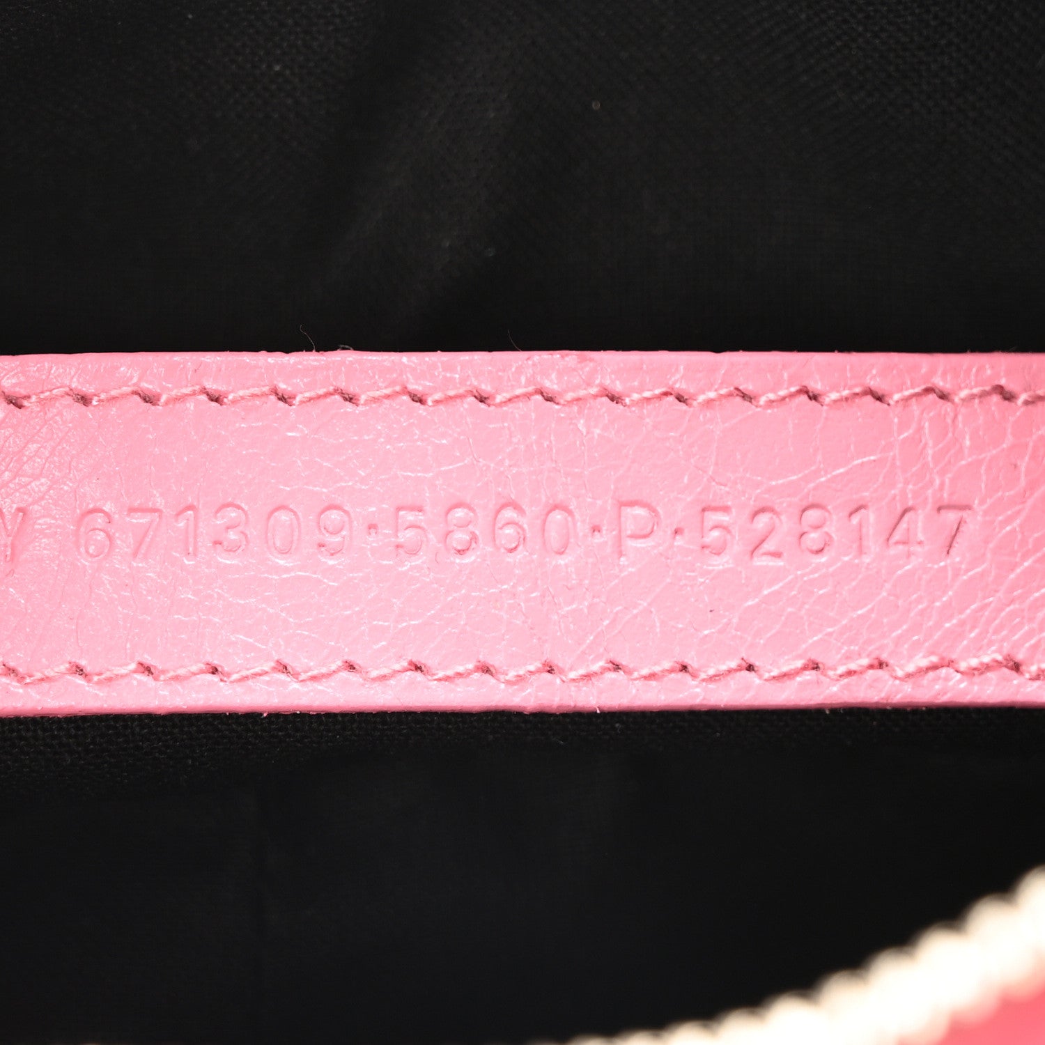 Balenciaga Agneau Arena Graffiti Le Cagole Shoulder Bag XS Sweet Pink 8 of 11