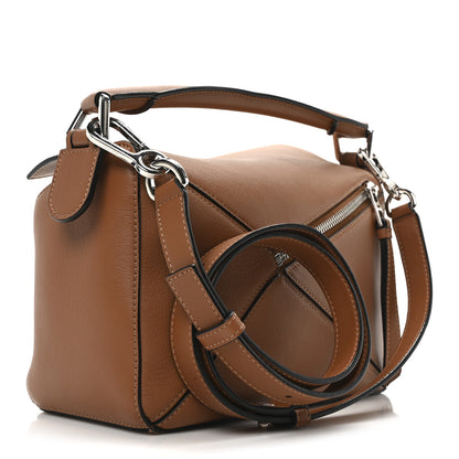 Loewe Calfskin Small Puzzle Bag Tan 3 of 9