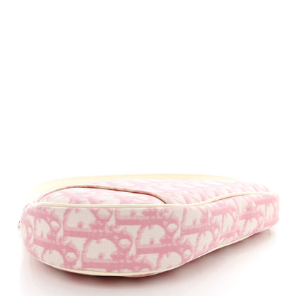 Christian Dior Monogram Mini Saddle Pochette Pink 4 of 11