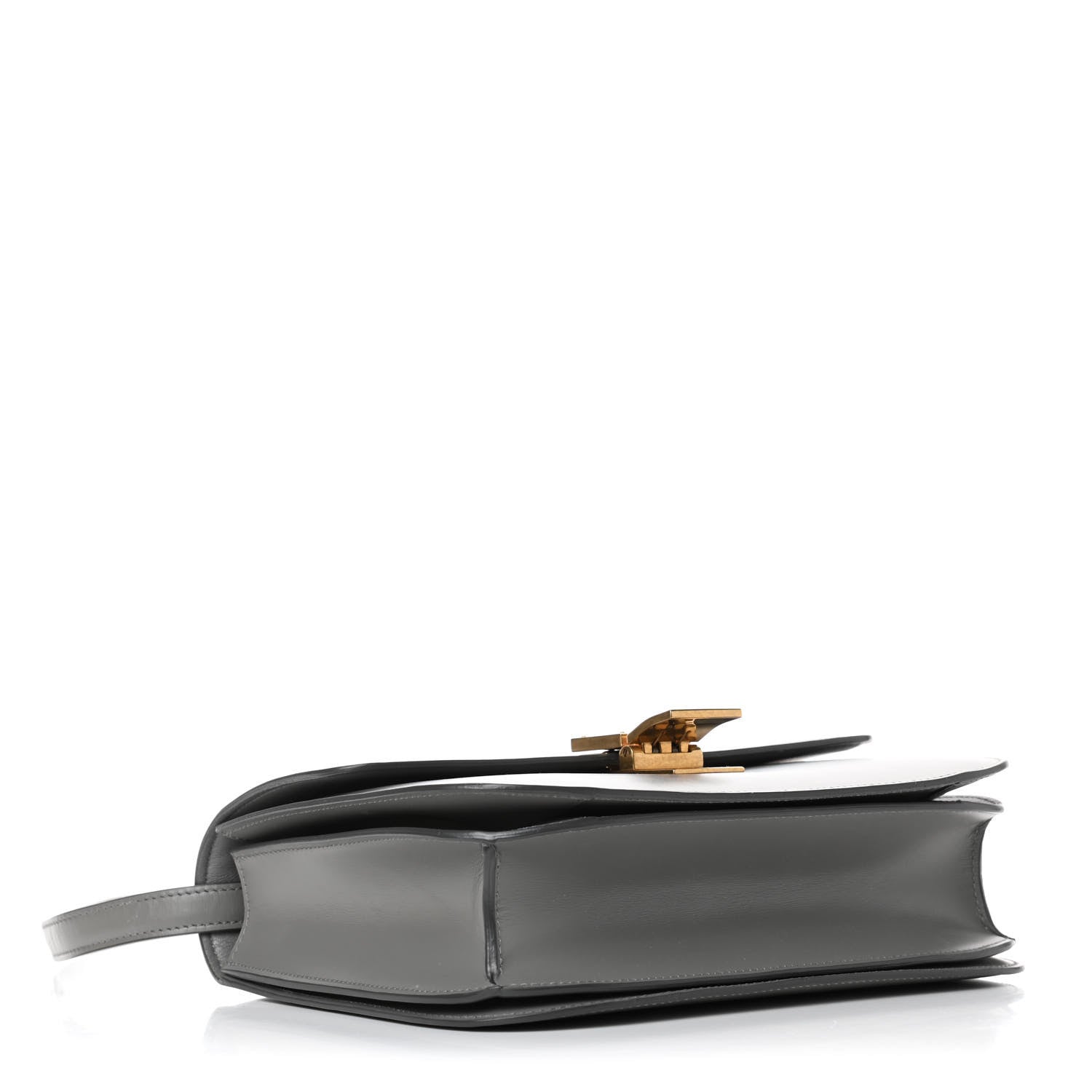 Celine Box Calfskin Medium Classic Box Flap Bag Zinc 3 of 4