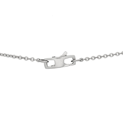 Louis Vuitton 18K White Gold Pink Sapphire Empreinte Pendant Necklace 4 of 6