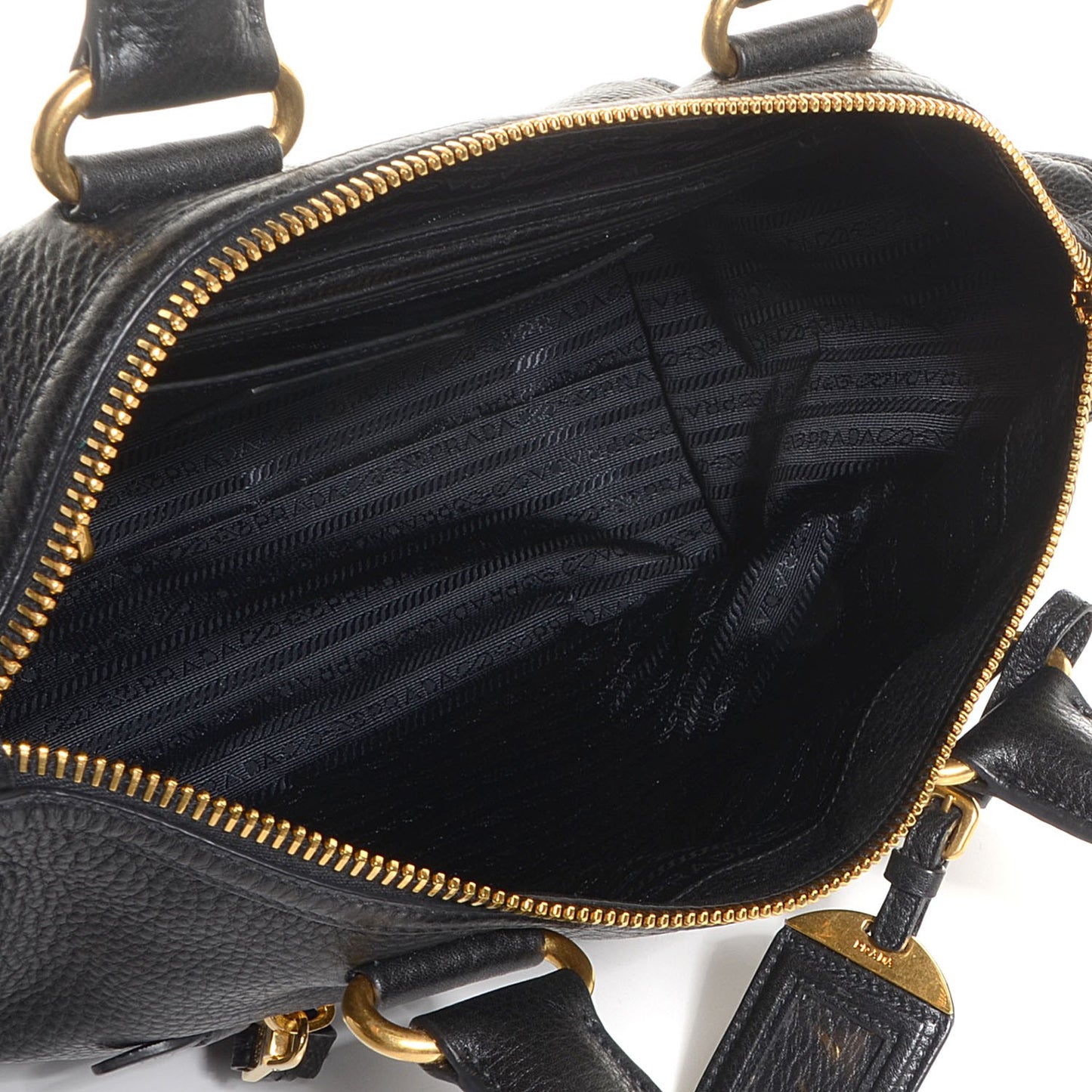 Vitello Daino Tote Black