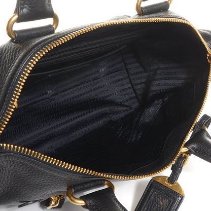 Prada Vitello Daino Tote Black 5 of 10