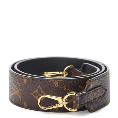 Louis Vuitton Monogram Bandouliere Shoulder Strap Black 1 of 10