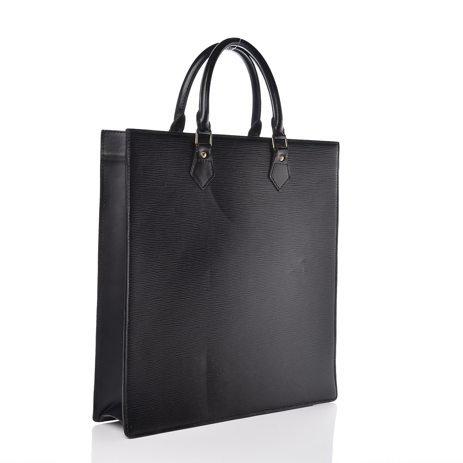 Louis Vuitton Epi Sac Plat GM Black 3 of 14