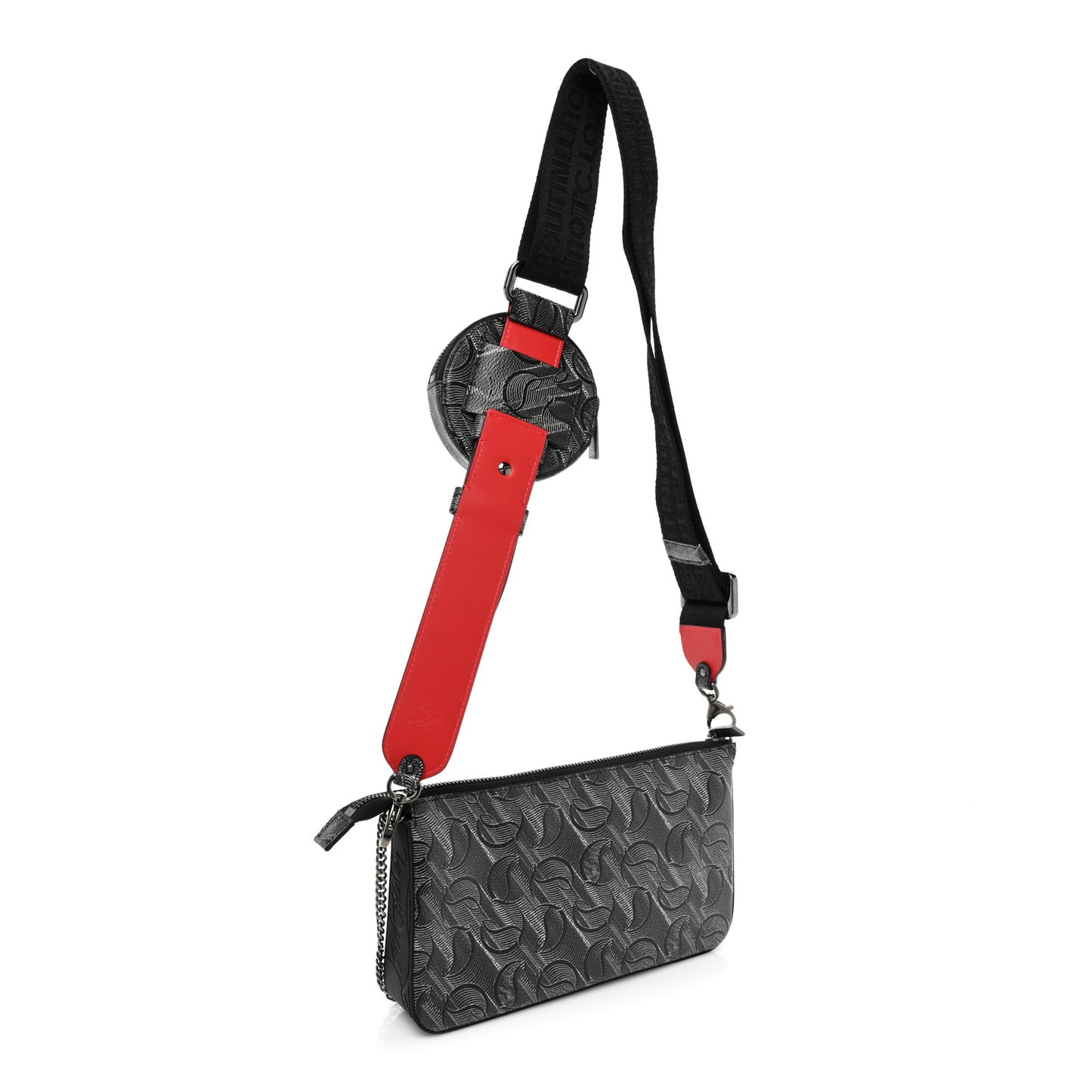 Toile Monogram Loubila Chain Hybrid Crossbody Black