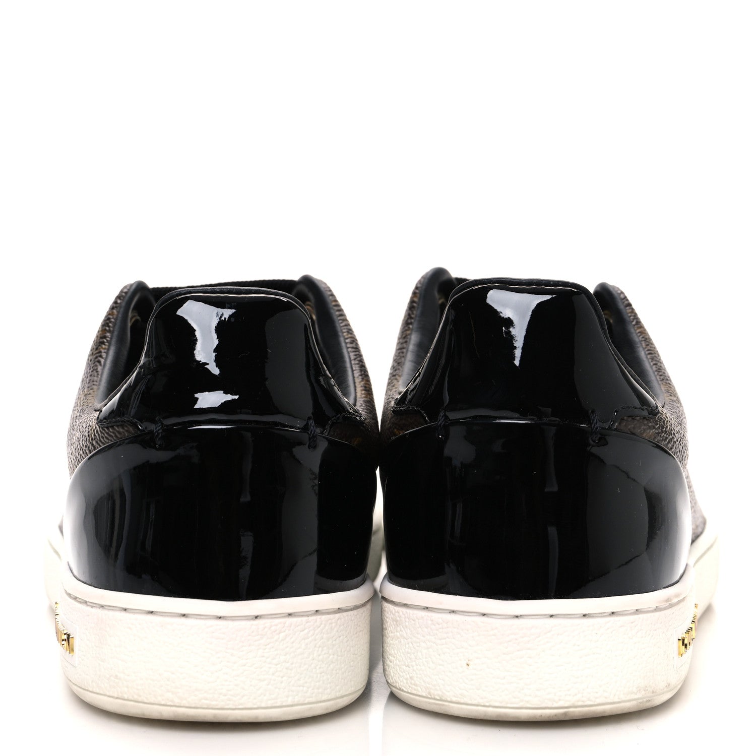 Louis Vuitton Patent Monogram Frontrow Sneakers 37 6 of 14