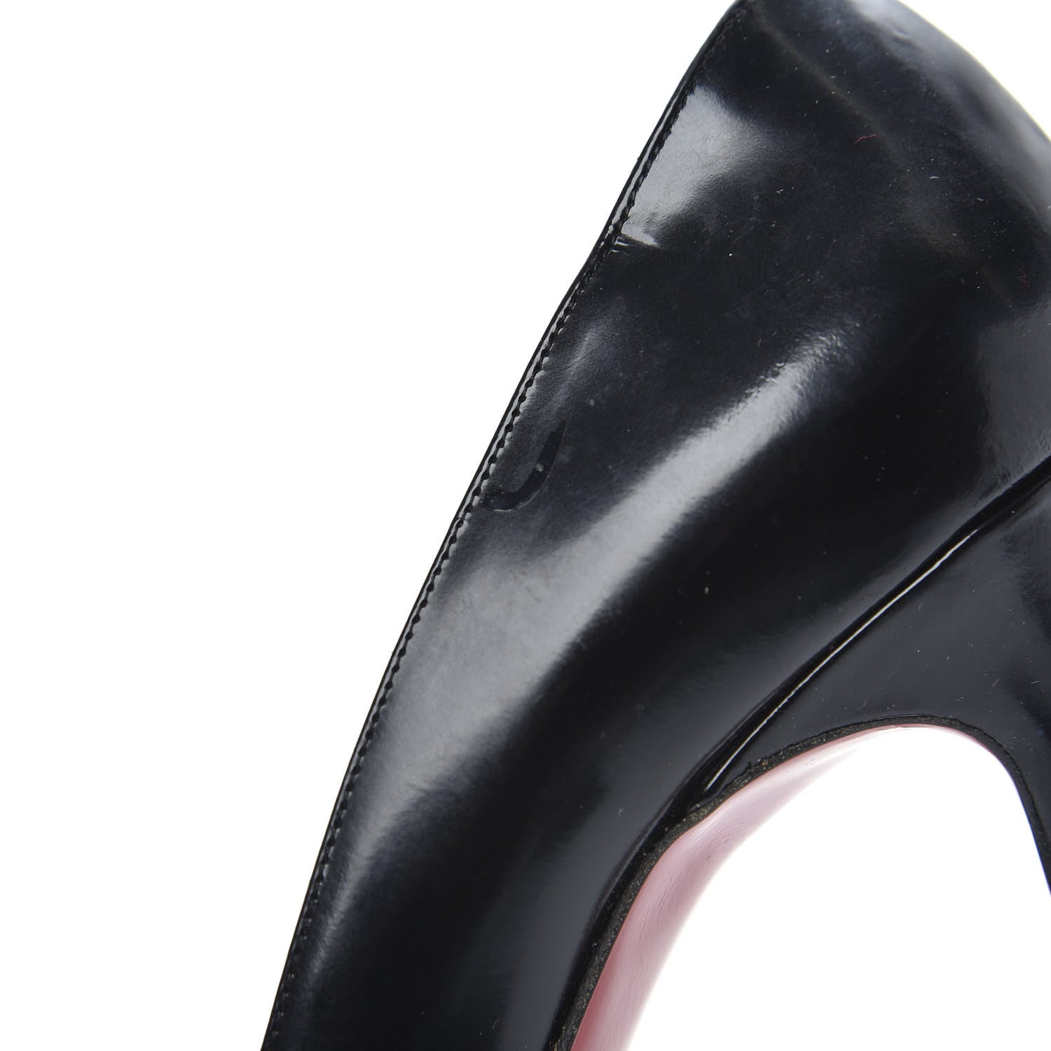 Christian Louboutin Jazz Calfskin Corneille 100 Pumps 39 Black 9 of 10