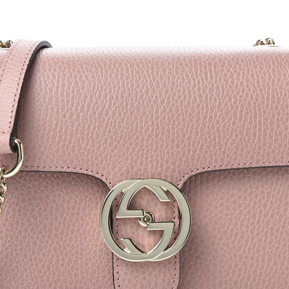 Gucci Dollar Calfskin Small Interlocking G Shoulder Bag Soft Pink 8 of 8