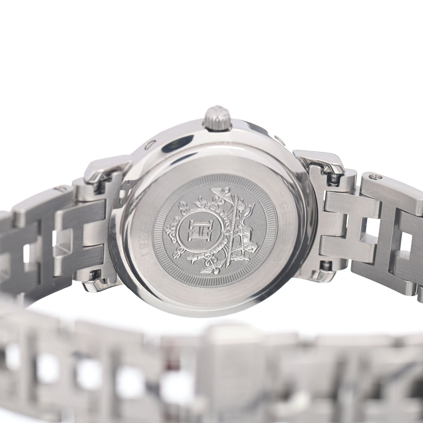 Stainless Steel Blue Mother of Pearl 24mm Clipper Quartz Watch