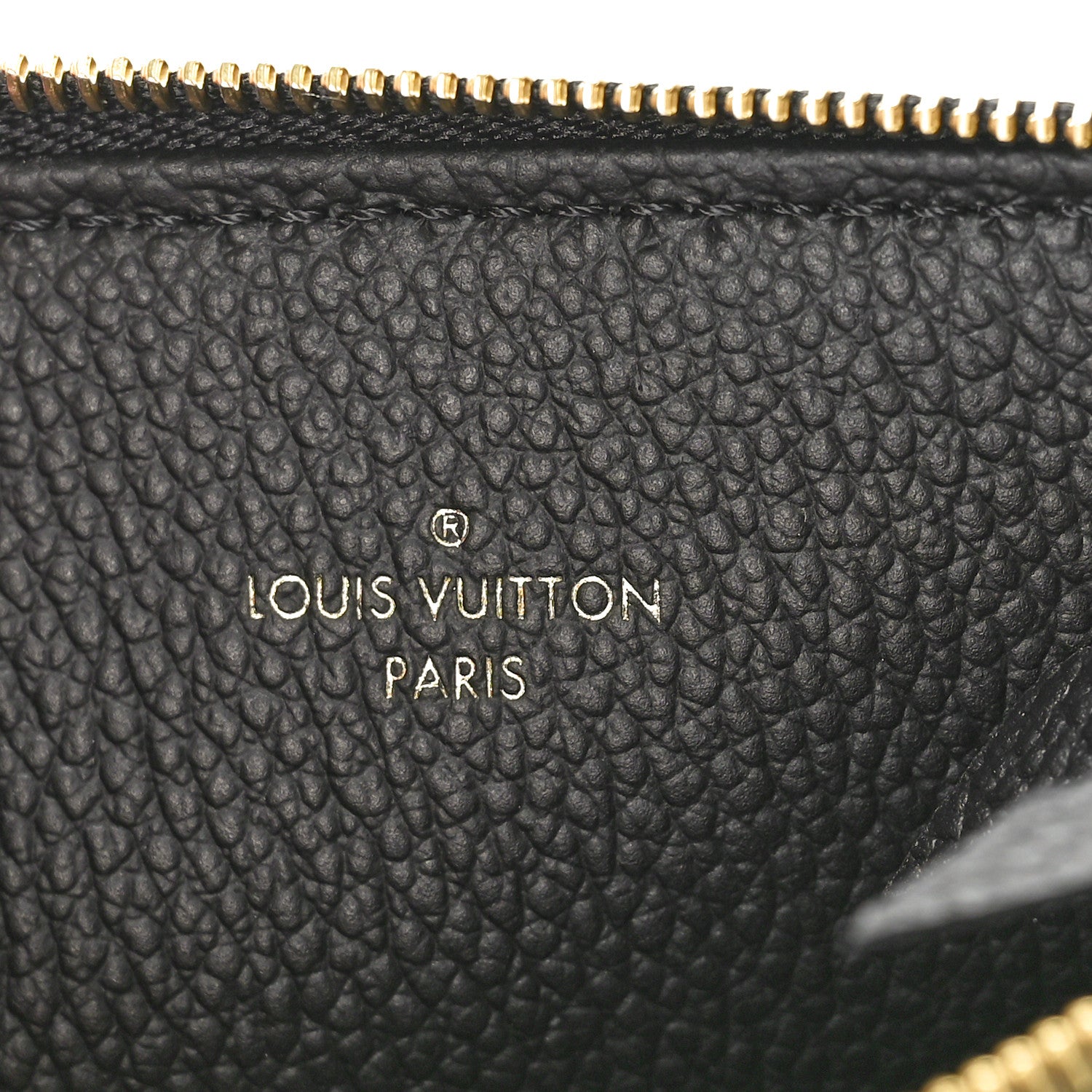 Louis Vuitton Empreinte Felicie Chain Wallet Zippered Insert Black 6 of 7