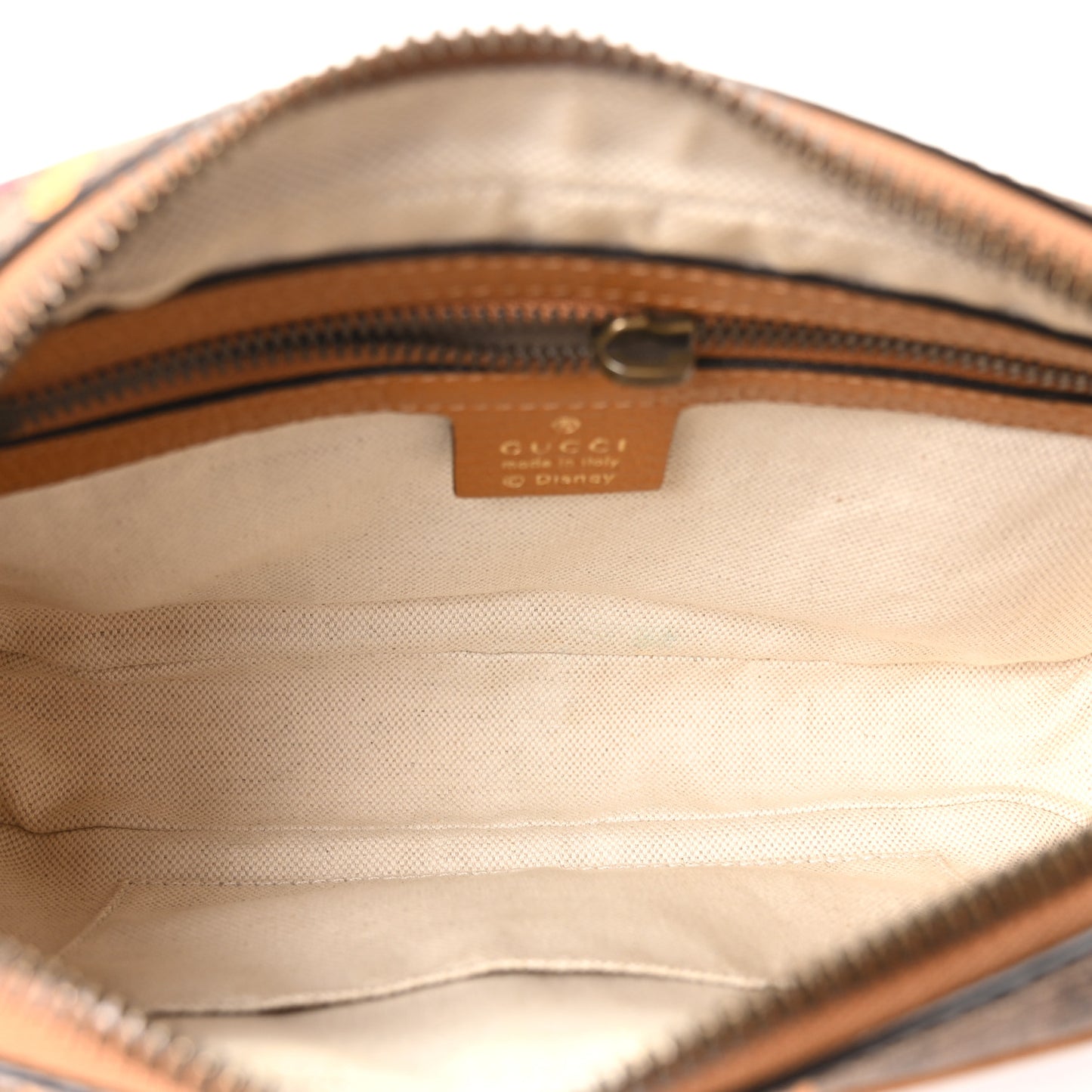 X DISNEY Mini Vintage GG Supreme Monogram Mickey Mouse Small Belt Bag 80 32 Beige Vintage Sun Oil