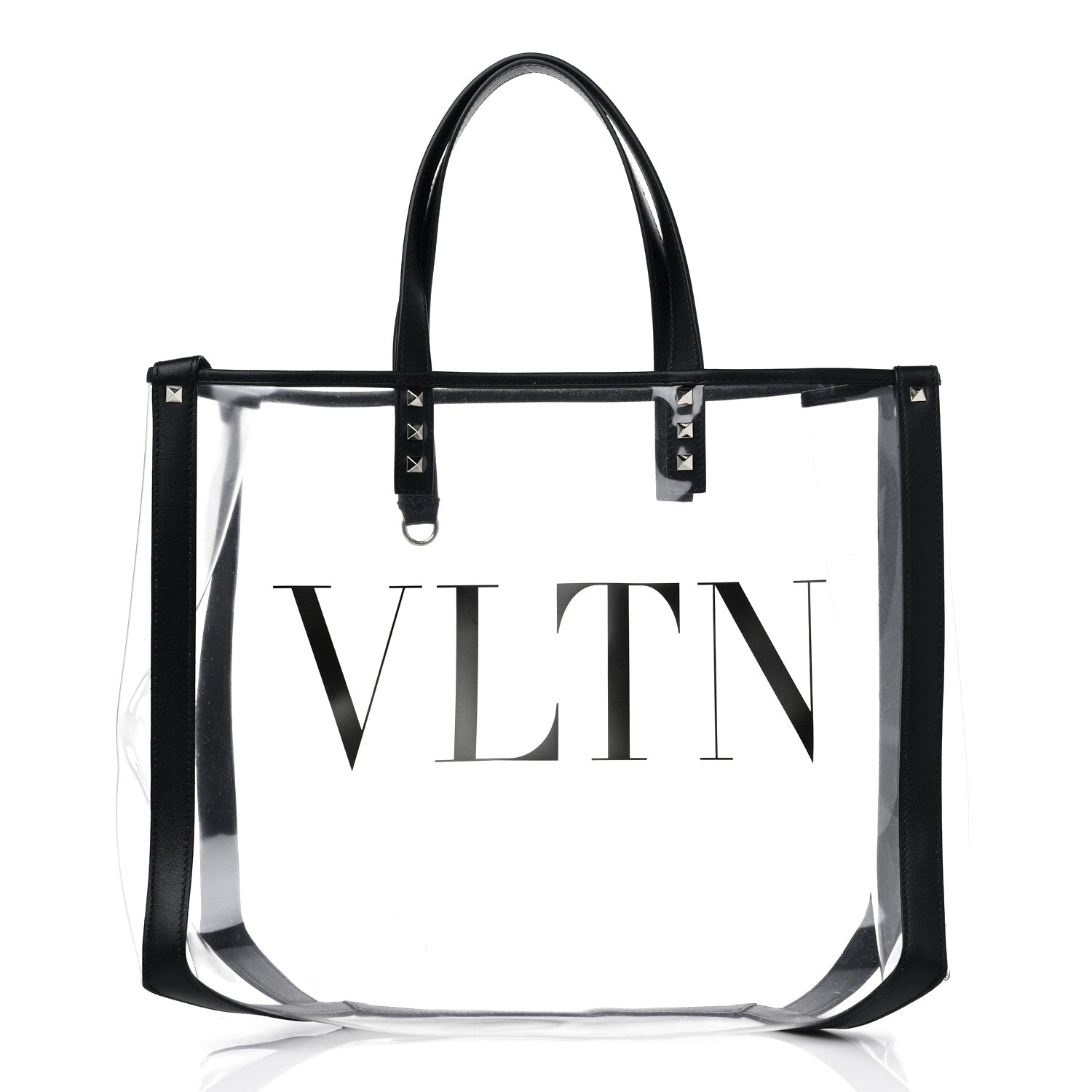 Valentino Garavani Plexy VLTN Small Shopping Bag Transparent 3 of 11