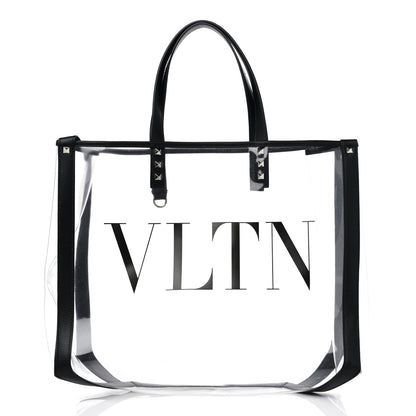 Valentino Garavani Plexy VLTN Small Shopping Bag Transparent 3 of 11