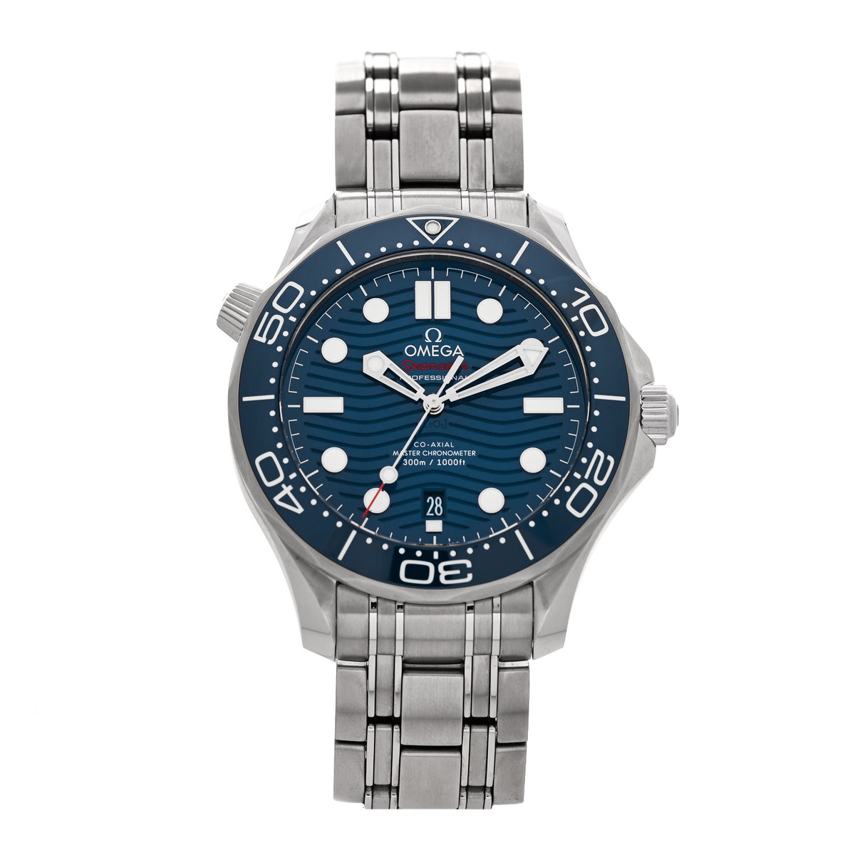 Stainless Steel 42mm Seamaster Diver 300M Automatic Watch Blue 210.30.42.20.03.001