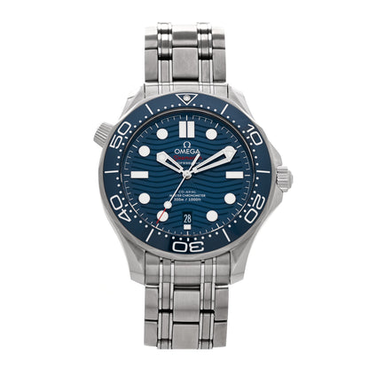 Omega Stainless Steel 42mm Seamaster Diver 300M Automatic Watch Blue 210.30.42.20.03.001 1 of 5