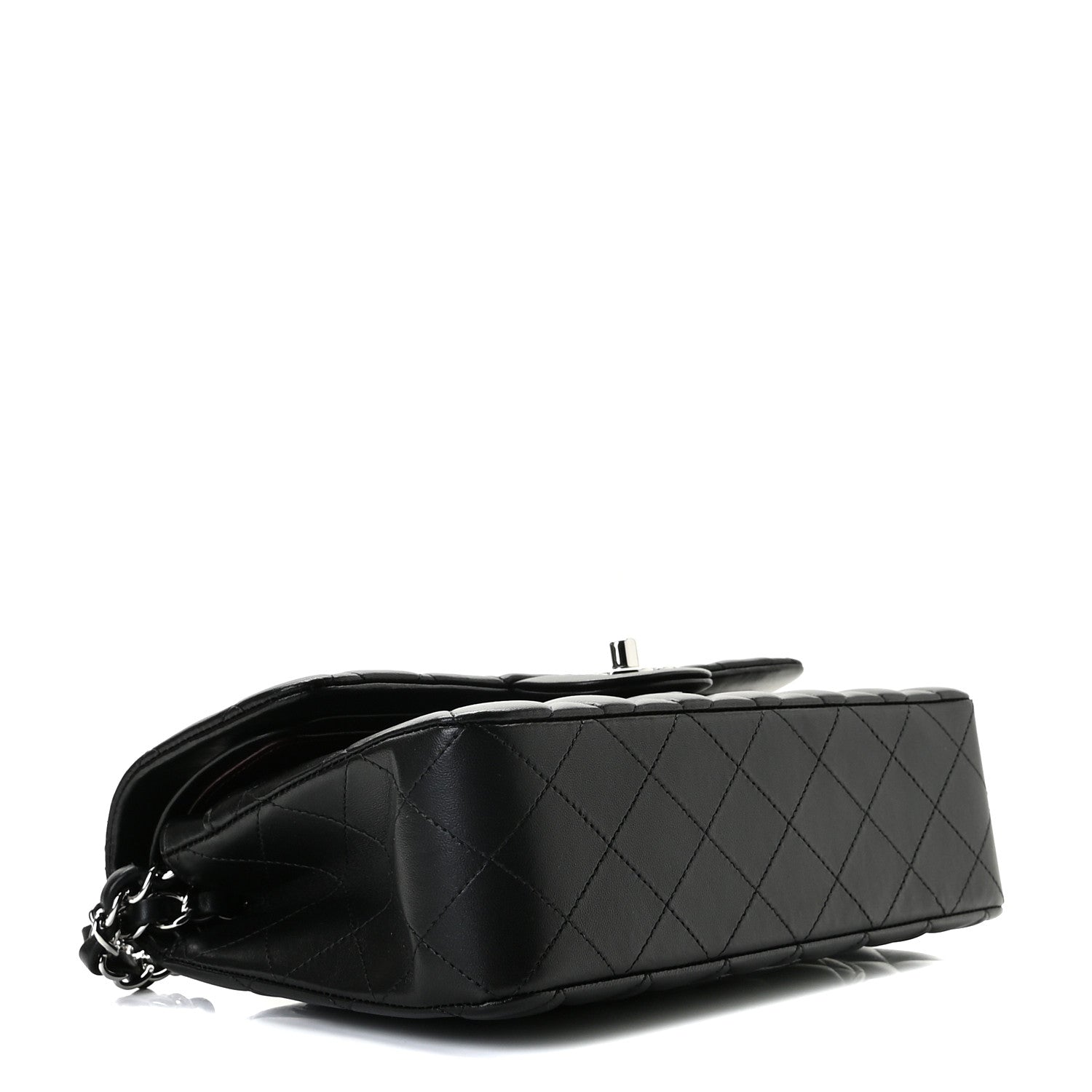 Chanel Lambskin Quilted Small Double Flap Black 4 of 10