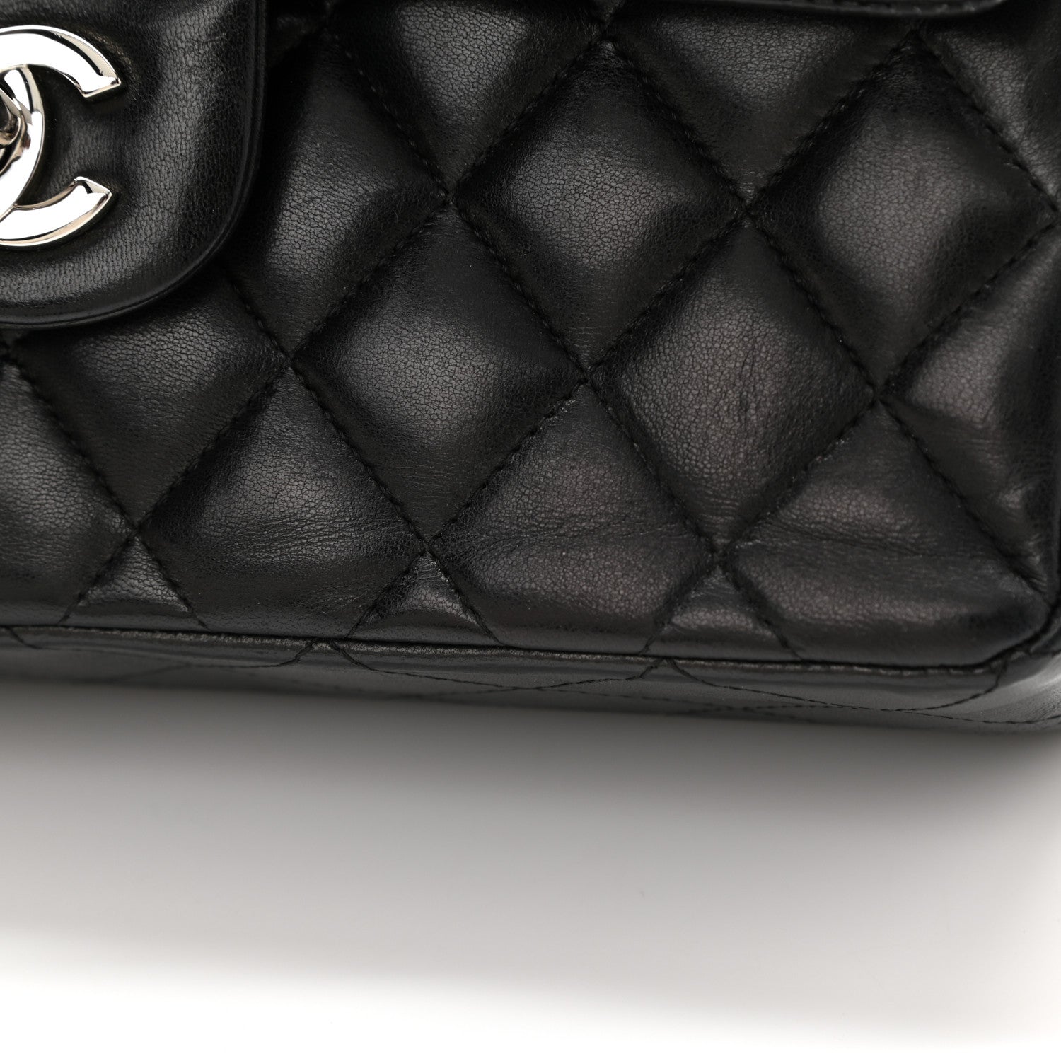 Chanel Lambskin Quilted Small Double Flap Black 11 of 18