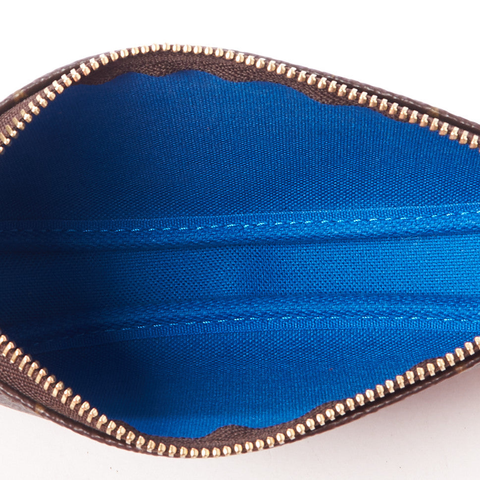 Monogram 2019 Christmas Animation Mini Venice Pochette Accessories Blue
