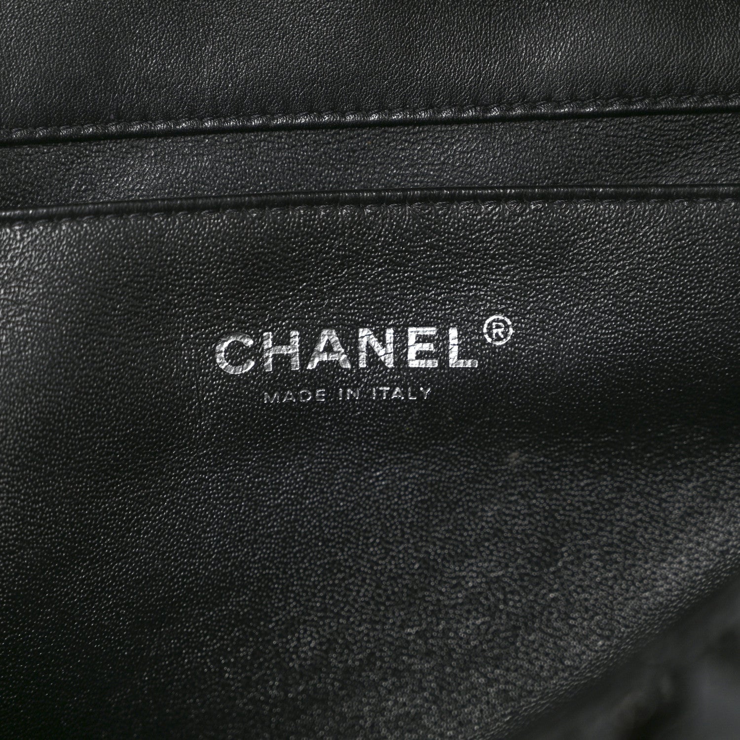 Chanel Patent Quilted Clutch with Chain Flap Black 6 of 13
