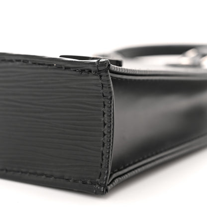 Louis Vuitton Epi Petit Sac Plat Black 9 of 10